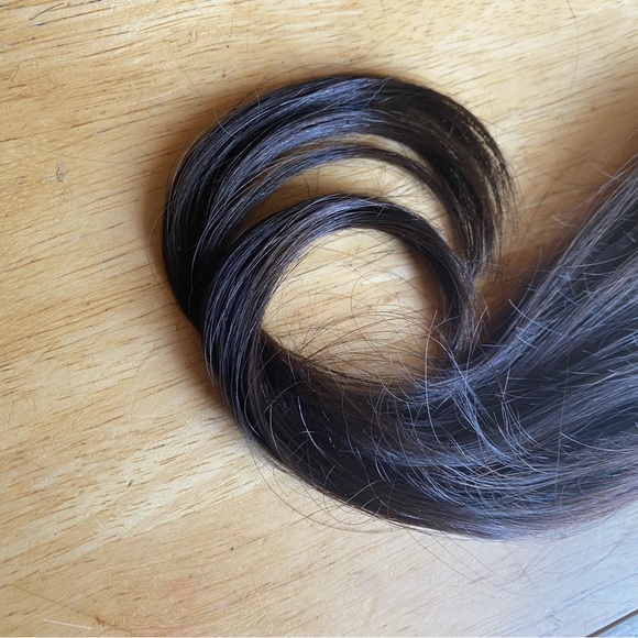 HUMAN HAIR Darkest Brown U-Tip Keratin Hair Extensions 22in 50g - Picture 12 of 13